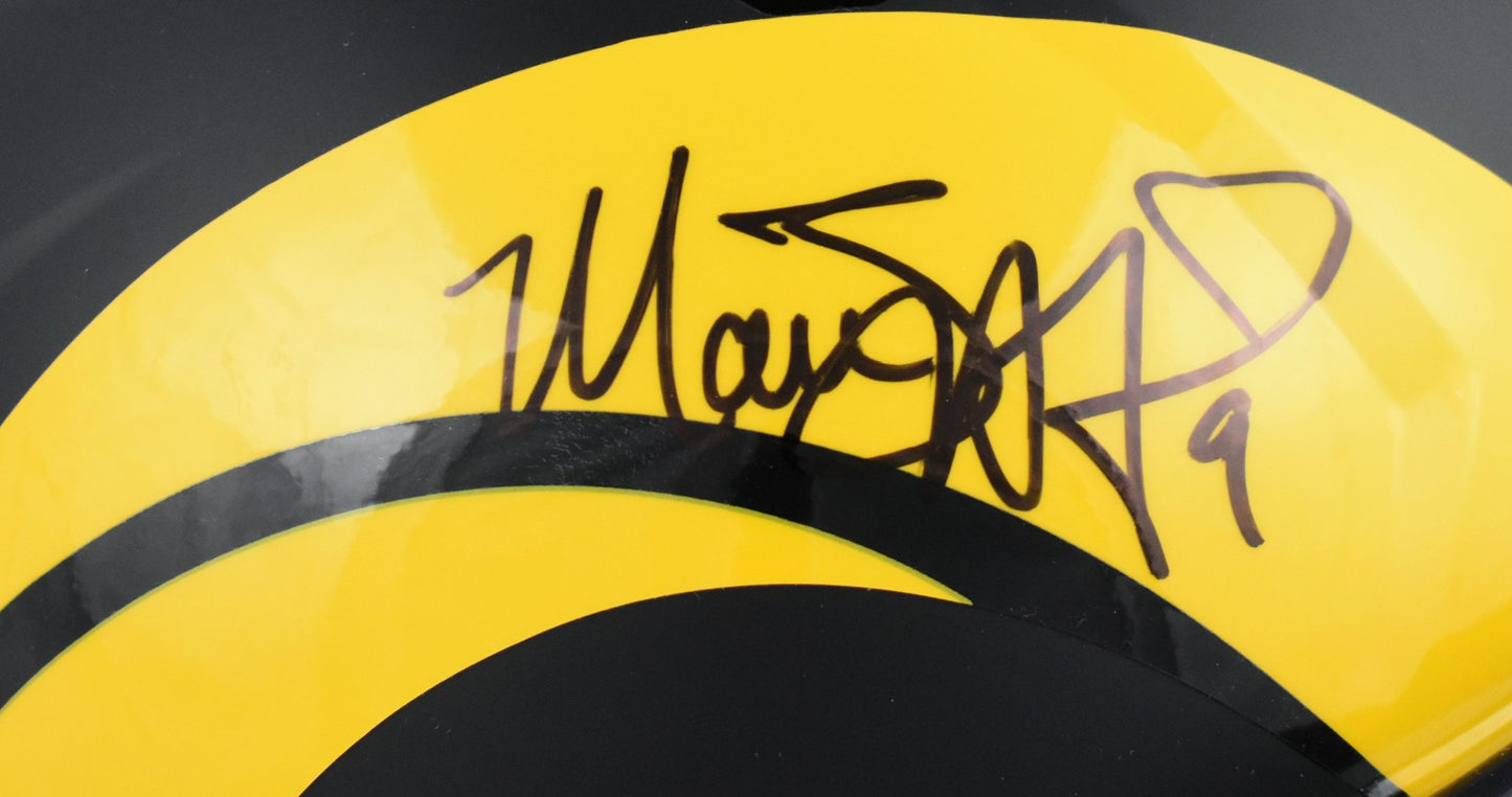 Matthew Stafford Signed Los Angeles Rams Full Size Rivalries Speed Helmet