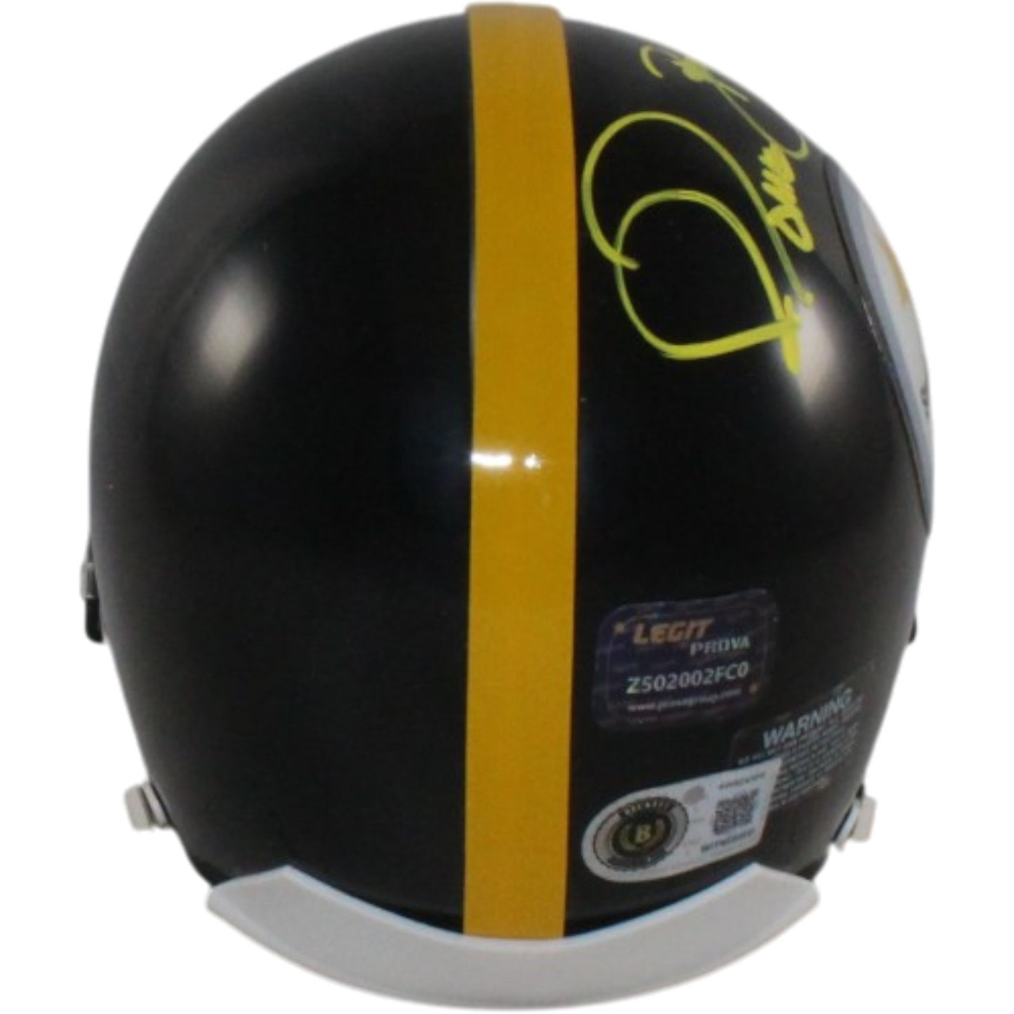 Jerome Bettis Signed Pittsburgh Steelers VSR4 Mini Helmet with HOF Inscription