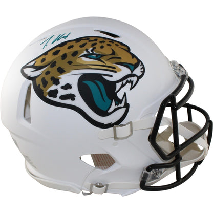 Travis Hunter Signed Jacksonville Jaguars 2024 Alternate Authentic Helmet