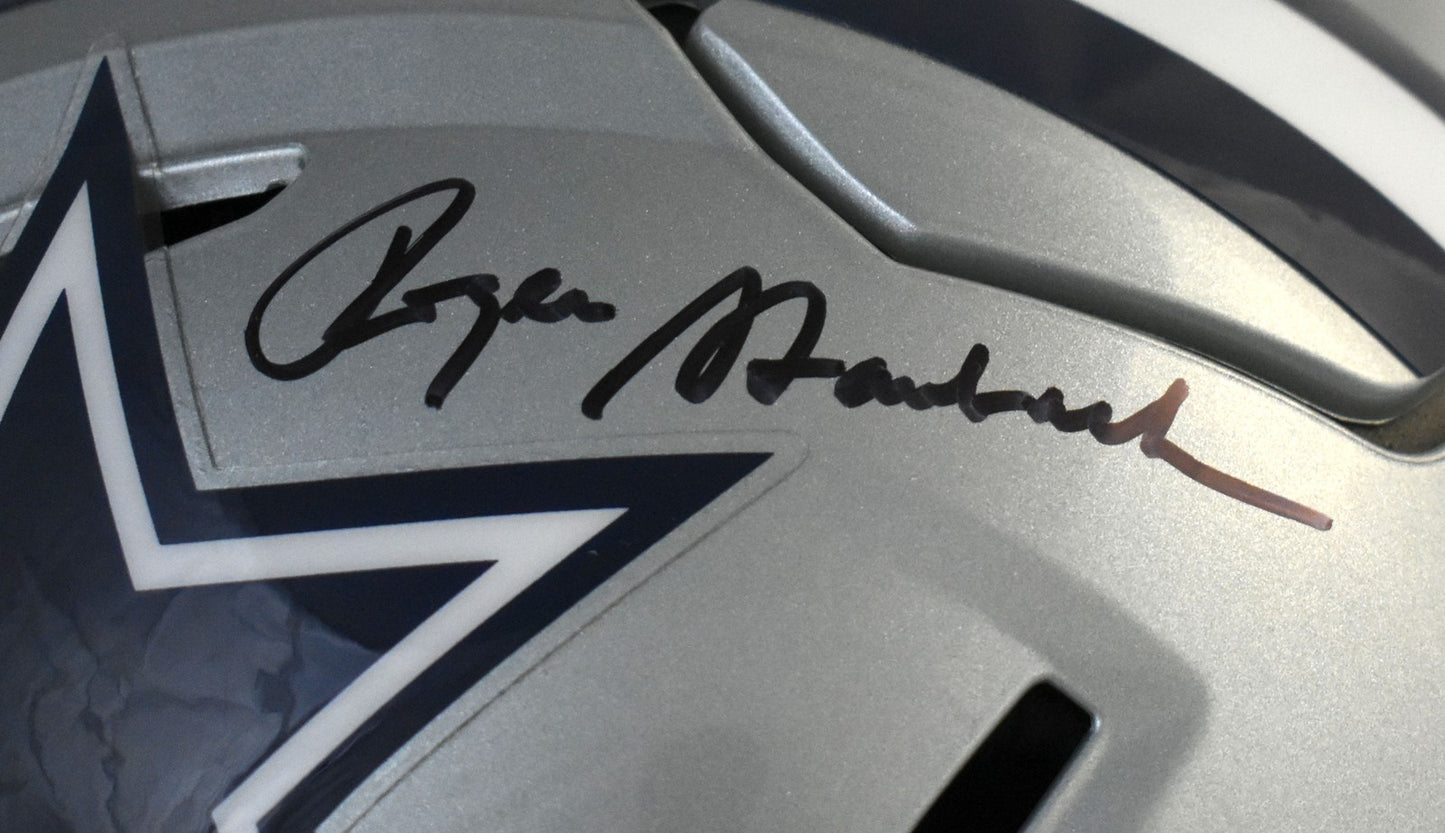 Roger Staubach Autographed Dallas Cowboys SpeedFlex Full Size Helmet