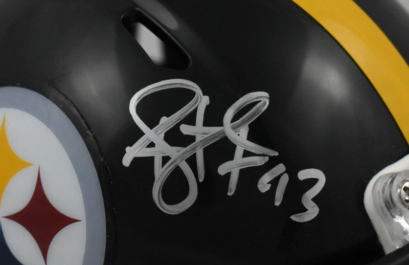 Troy Polamalu Autographed Pittsburgh Steelers Speed Mini Helmet