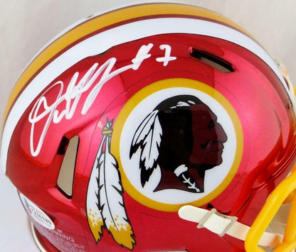 Dwayne Haskins Signed Washington Chrome Mini Helmet
