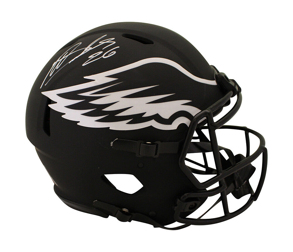 Miles Sanders Signed Philadelphia Eagles Authentic Eclipse Speed Helmet
