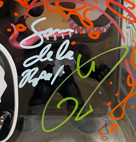 Tom Hardy & Sam De La Rosa Signed Venom Funko Pop #363 (COA)