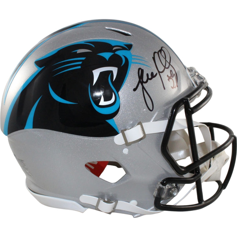 Luke Kuechly Autographed Carolina Panthers Authentic Helmet