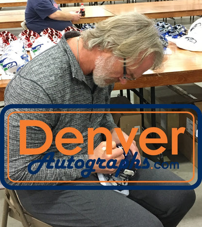 Brian Bosworth Seattle Seahawks Signed Chrome Mini Helmet