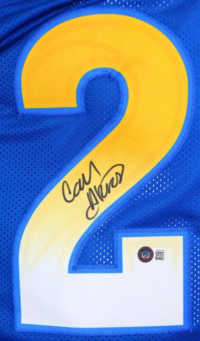 Cam Akers Signed Los Angeles Rams Custom Blue & Yellow Jersey