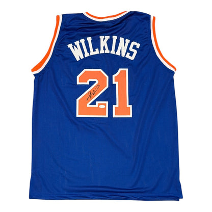 Gerald Wilkins New York Knicks Custom Jersey