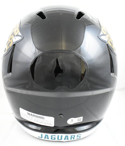Travis Hunter Autographed Jacksonville Jaguars Full Size Speed Helmet
