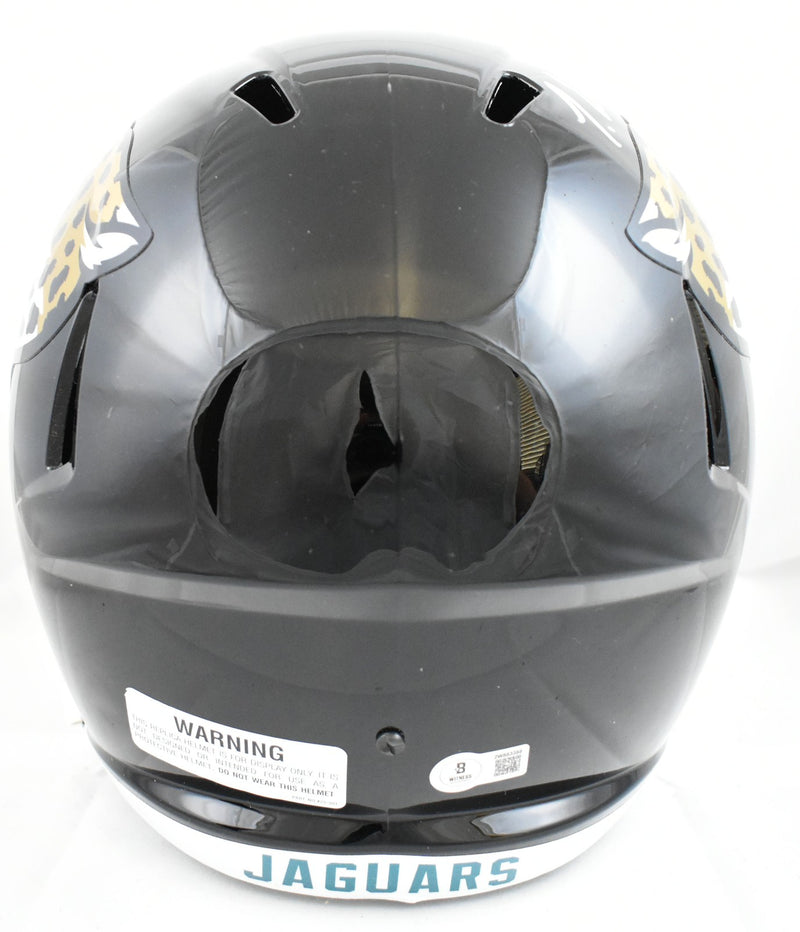 Travis Hunter Autographed Jacksonville Jaguars Full Size Speed Helmet