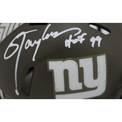 Lawrence Taylor Signed New York Giants 2022 Salute to Service Mini Helmet