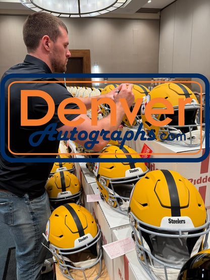 TJ Watt Signed Pittsburgh Steelers 2025 Alternate Authentic SpeedFlex Helmet
