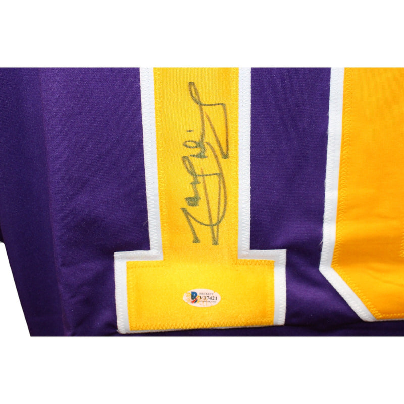 Marcel Dionne Autographed LA Kings Purple Pro Style Jersey