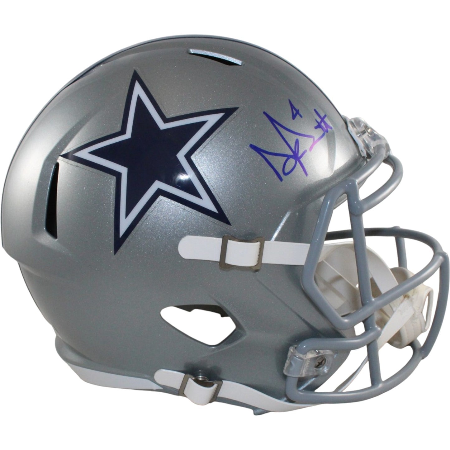 Dak Prescott Signed Dallas Cowboys Full Size Helmet