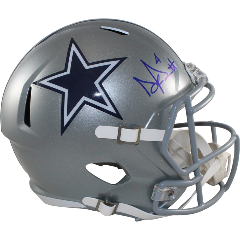 Dak Prescott Signed Dallas Cowboys Full Size Helmet