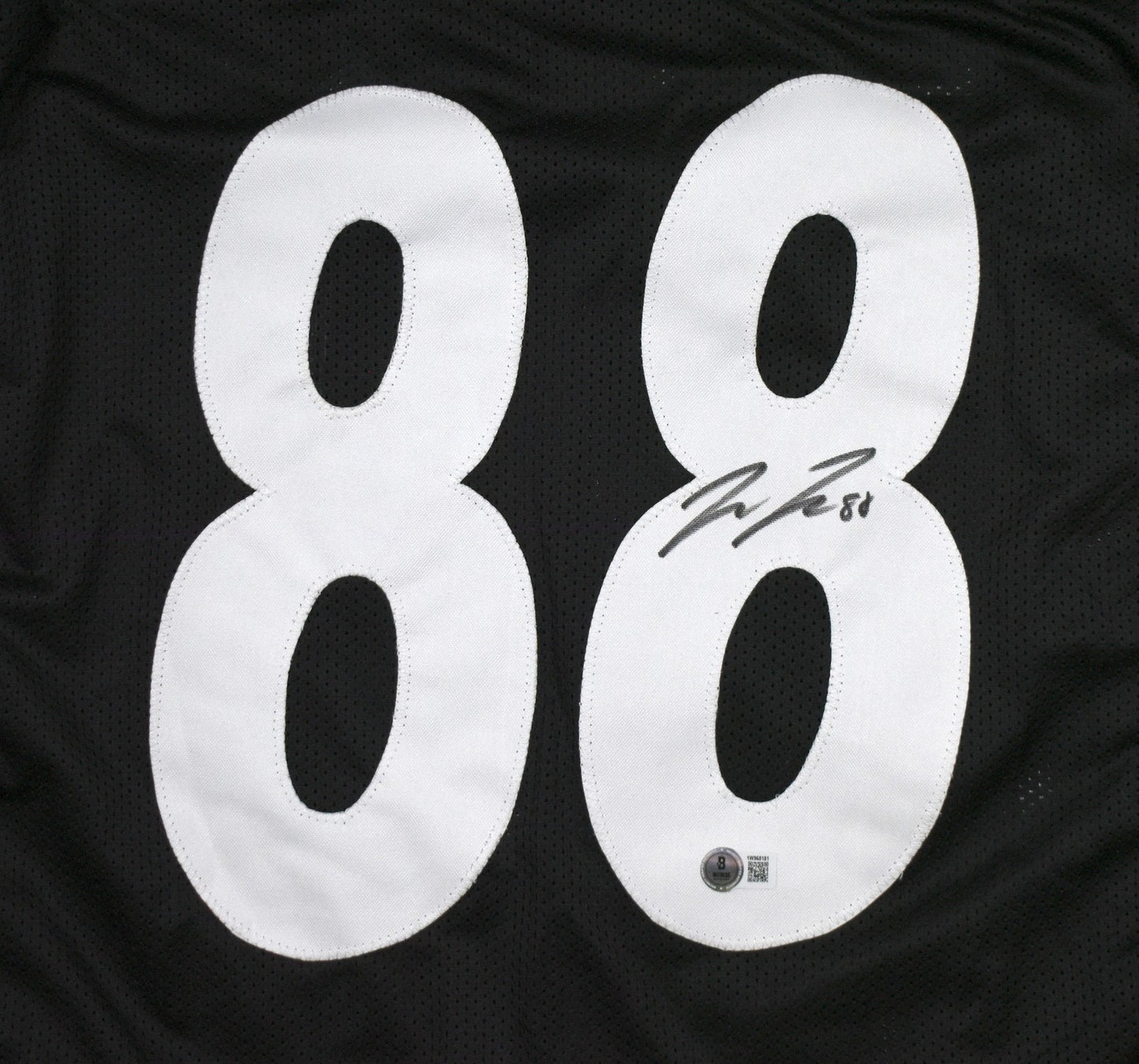 Pat Freiermuth Autographed Black Pro Style Jersey