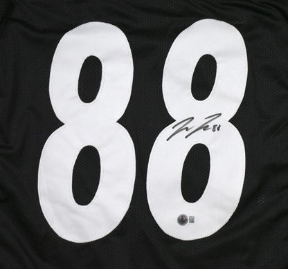Pat Freiermuth Autographed Black Pro Style Jersey
