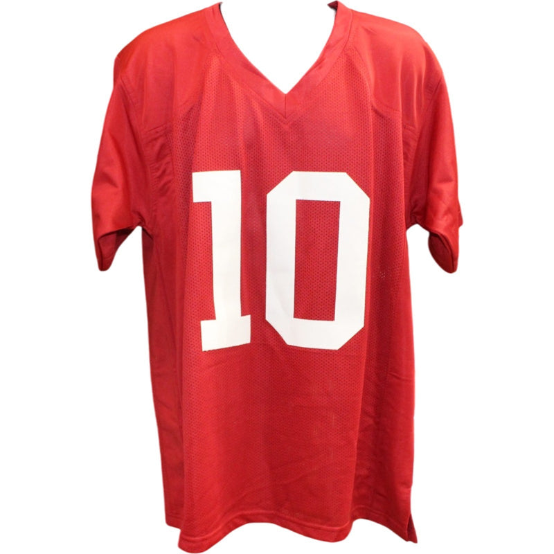 John Mateer Autographed Oklahoma Sooners Red Jersey