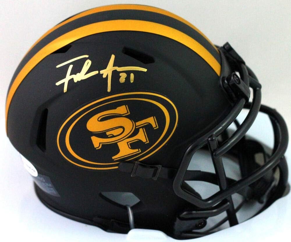 Frank Gore Signed San Francisco 49ers Eclipse Speed Mini Helmet