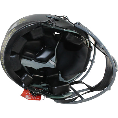 Bo Nix Autographed Denver Broncos 2025 Salute to Service Authentic Helmet