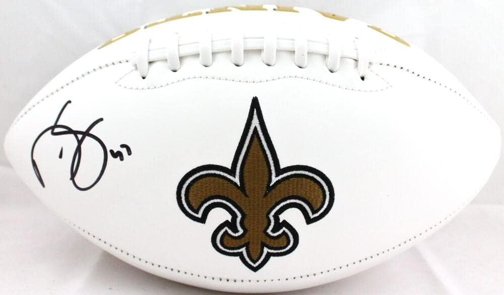Darren Sproles Signed New Orleans Saints Logo Football - Black