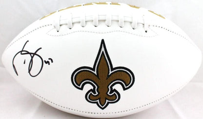 Darren Sproles Signed New Orleans Saints Logo Football - Black