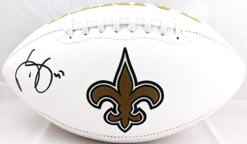 Darren Sproles Signed New Orleans Saints Logo Football - Black