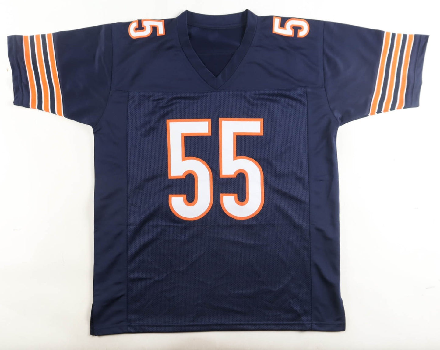Lance Briggs Signed Chicago Bears Custom Blue Football Jersey
