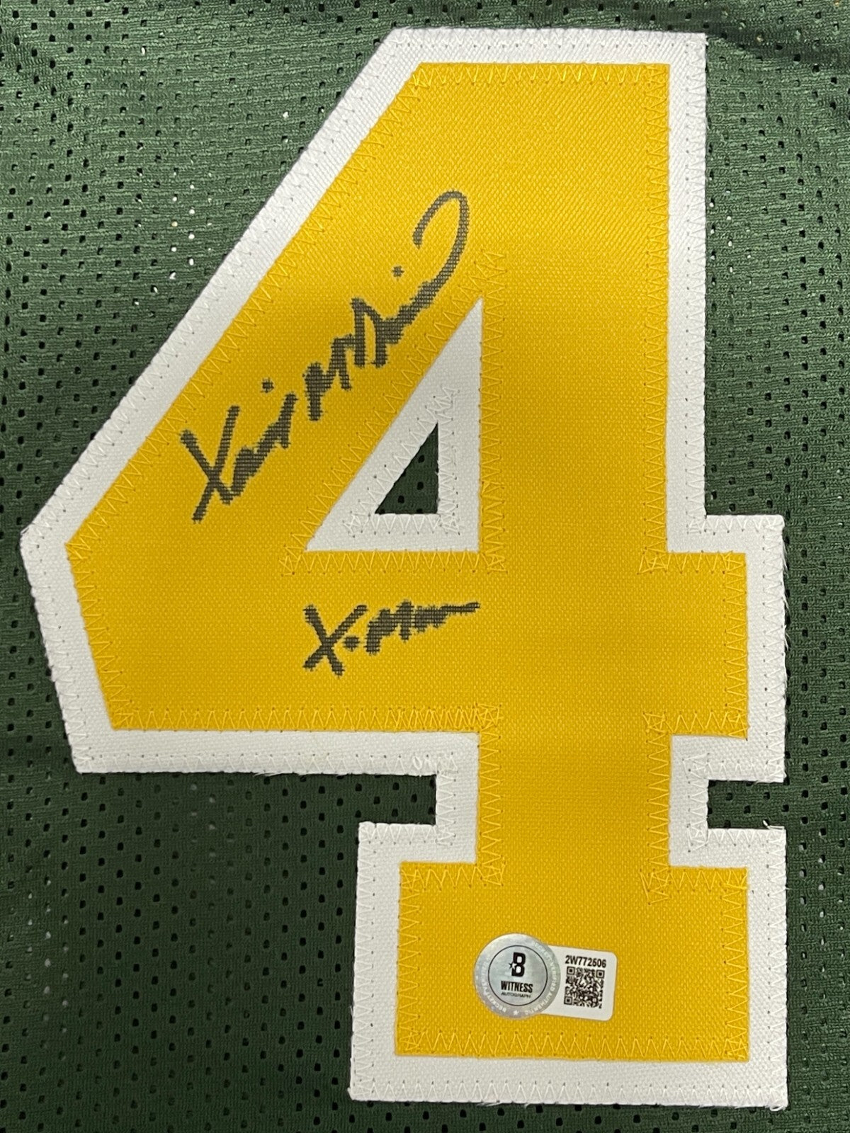 Xavier McDaniel Signed Seattle Sonics Custom Jersey "X-Man" Beckett COA