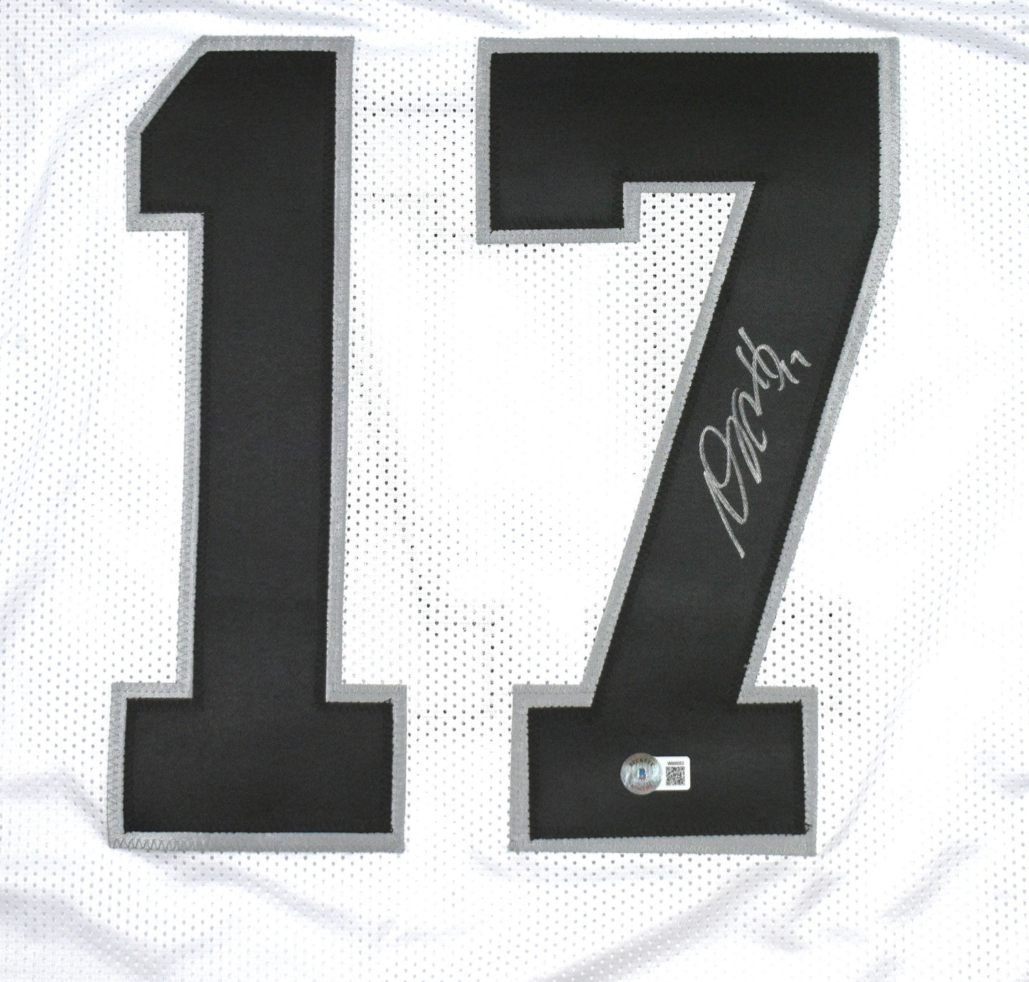 Davante Adams Signed White Custom Football Jersey
