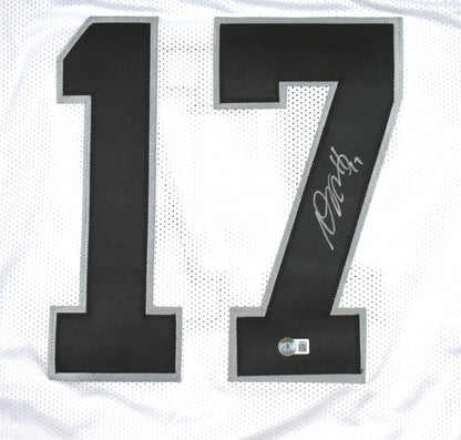 Davante Adams Signed White Custom Football Jersey