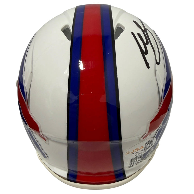 Willis McGahee Signed Buffalo Bills Speed Mini Helmet - JSA COA