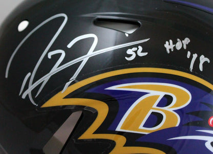 Ray Lewis Signed Baltimore Ravens Full Size Speed Authentic Helmet HOF