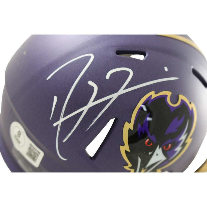 Ray Lewis Autographed Baltimore Ravens 2024 Alternate Mini Helmet