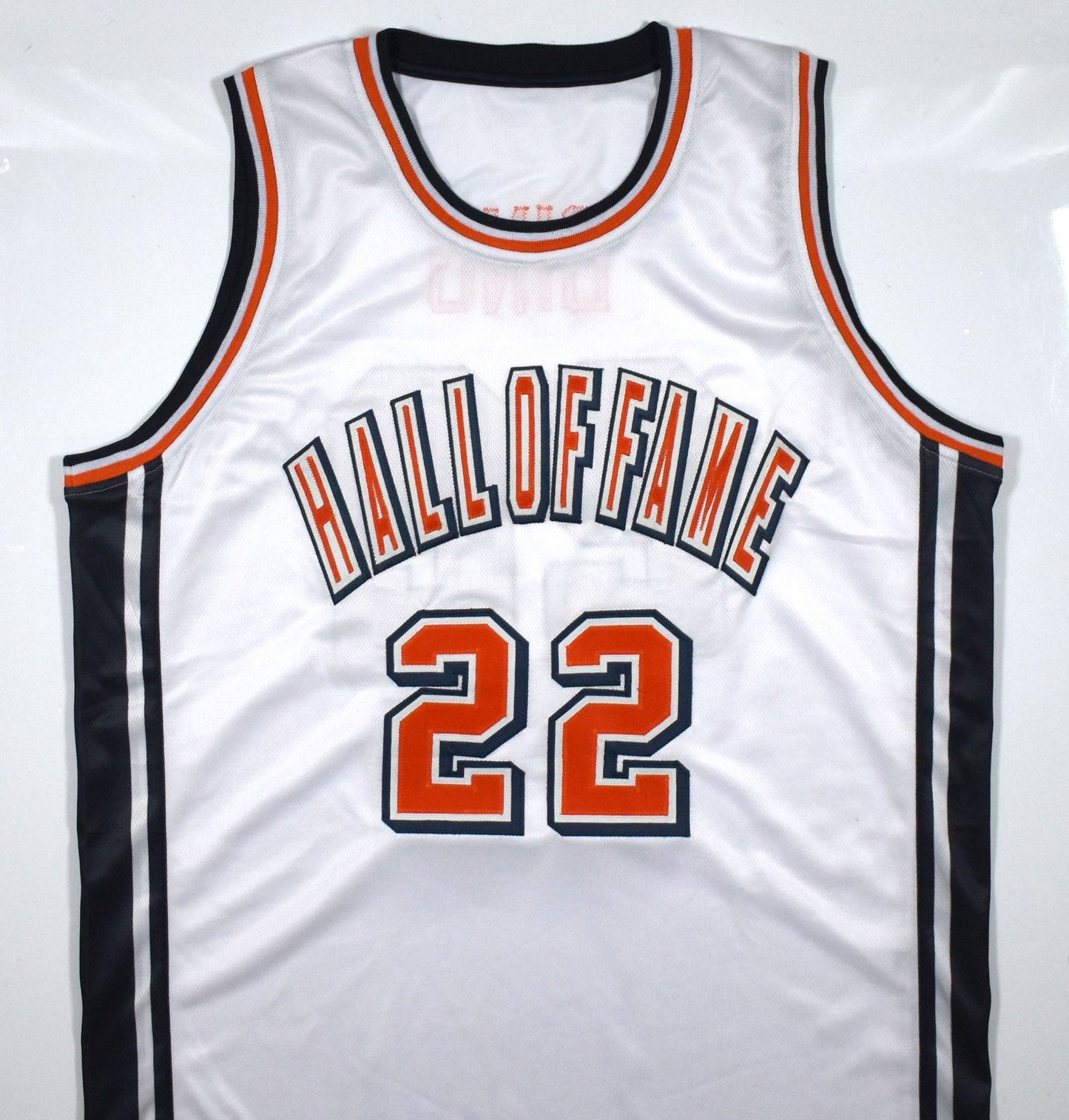 Dave Bing Signed White Custom Basketball Jersey