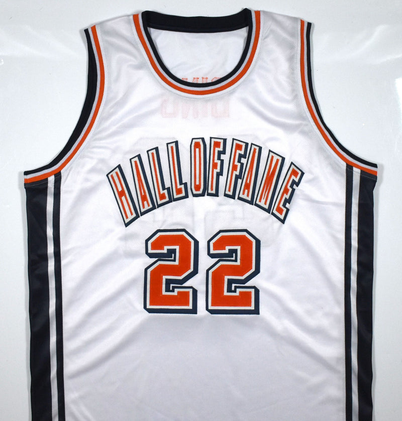 Dave Bing Signed White Custom Basketball Jersey