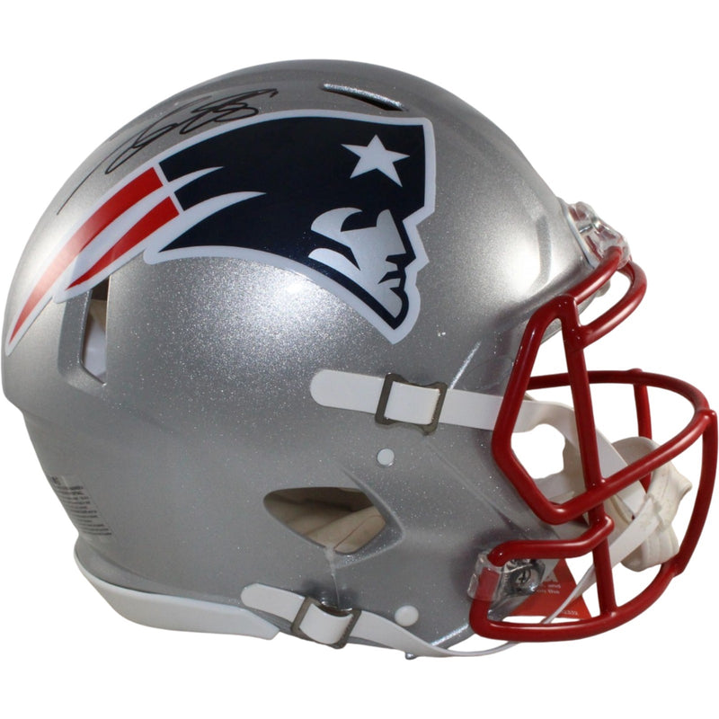 AJ Brown Signed New England Patriots Full Size Authentic Helmet