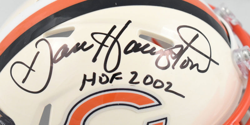 Dan Hampton Signed Chicago Bears Retro Speed Mini Helmet