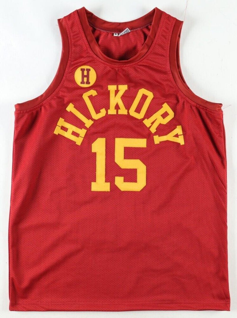 Hoosiers Movie Cast Autographed Hickory Custom Stat Jersey
