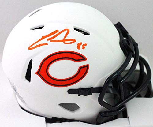 Cole Kmet Signed Chicago Bears Lunar Speed Mini Helmet