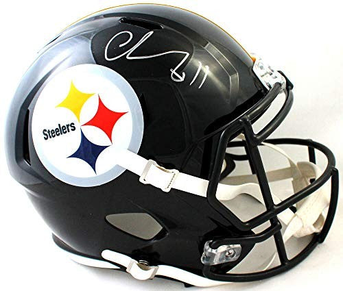 Chase Claypool Signed Pittsburgh Steelers Full Size Speed Helmet