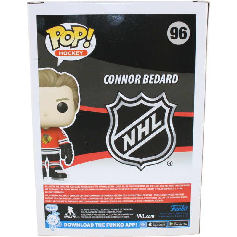 Connor Bedard Signed Chicago Blackhawks Funko Pop! #96 (Fanatics)