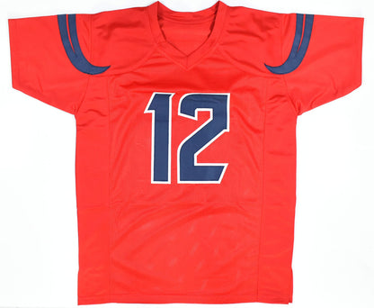 Nico Collins Autographed Houston Texans Red Custom Jersey