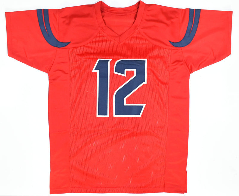 Nico Collins Autographed Houston Texans Red Custom Jersey