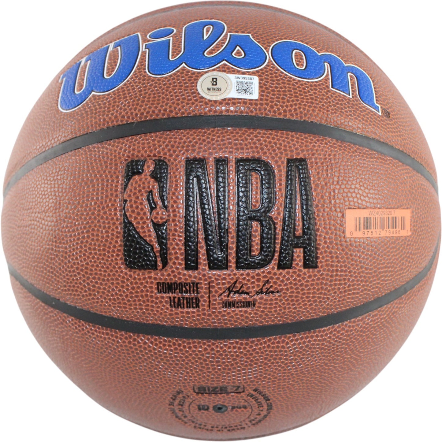 Spike Lee Autographed New York Knicks Logo Basketball (Beckett Witnessed)
