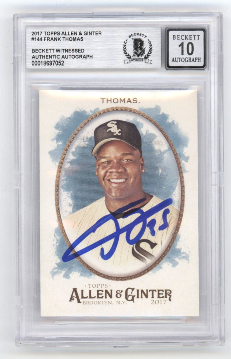 Frank Thomas Signed 2017 Topps Allen & Ginter Card (BGS 10 Auto)