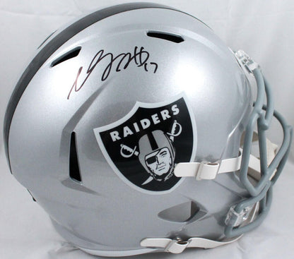 Davante Adams Signed Las Vegas Raiders Full Size Speed Replica Helmet