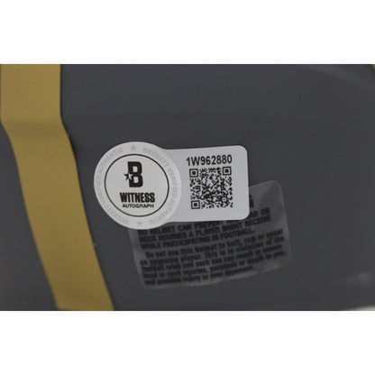 Roman Wilson Pittsburgh Steelers Autographed Slate Mini Helmet (Beckett)