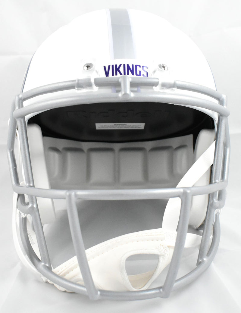 Randy Moss Signed Minnesota Vikings Full Size Speed Helmet - 2024 Alternate