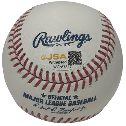 Rick Monday Autographed Rawlings Official Major League Baseball (JSA)